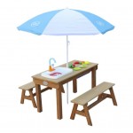 Masuta picnic cu bancute copii Dennis- Spatiu de joaca Linda pentru Gradina - Masa multifunctionala gradina din lemn cu bucatarie de joaca cu apa si nisip Axi Masuta picnic cu bancute copii Dennis- Spatiu de joaca Linda pentru Gradina - Masa multifunctionala gradina din lemn cu bucatarie de joaca cu apa si nisip Axi